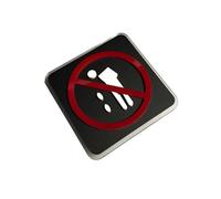 1 Pcs Acrylic Warning Sign Keep Quiet Warm Reminder Inside(2,15x15cm)