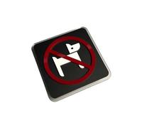 1 Pcs Acrylic Warning Sign Keep Quiet Warm Reminder Inside(4,15x15cm)