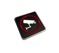 1 Pcs Acrylic Warning Sign Keep Quiet Warm Reminder Inside(5,15x15cm)