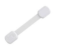 1 Pcs Adjustable Safety Cupboard Locks Locks for Kitchen Cupboards Cabinet Fridge Drawer Refrigerator Toilet Easy Install No Tools Needed White