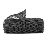 1 Pcs African Exfoliating Net, African Sponge Bath, Deep Cleaning Scrubber Back Scrubber for Men and Women 80 × 30cm (Black)