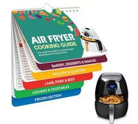 1 PCS Air Fryer Cookbook Magnetic Cheat Sheet,Air Fryer Magnets Cooking Guide Booklet Reference Cooking Times Chart Guide,Cookbooks Instant Air Fryer Accessories Oven Cooking Pot Temp Times Chart