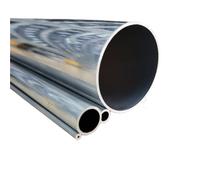1 Pcs Aluminum Alloy Round Tube Wall Thickness 2.5mm Outer Diameter 55mm(2.165") Inner Diameter 50mm(1.969") Length 300mm (11.811") Straight Metal Pipe AL6063(55x50x300mm)