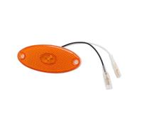 1 Pcs Amber Oval LED Side Marker Lamp Light 12V Fits For Caravan Motorhome SMLR2012