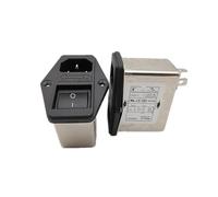 1 Pcs Anti-interference power supply filter with switching fuse CW2C-06A-T 3A10A(CW2C-03A-T(3A))