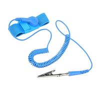 1 PCS Anti Static Metal Adjustable Wrist Strap Coated,with Grounding Wire and Alligator Clips,Anti Static Wrist Straps,Band ESD Discharge for Static Electricity (Wired)