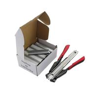1 Pcs Assembling Cage Pliers 2500 Pcs Nails Chicken Birds Poultry Cages Installation Tool Animal Cages Accessories(GRAY)