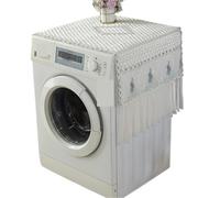 1 Pcs Automatic Drum Washing Machine Special Covering Cloth Pad Cover For Home Use For Home(White-1)