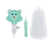 1 PCS Baby Nasal Aspirator Professional Nose Sucker Nasal Aspirator Newborn Baby Nose Cleaner with Storage Box for Newborns Toddlers(Green)
