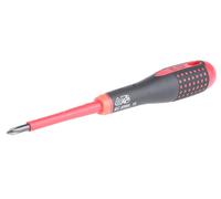 1 pcs - Bahco Phillips Screwdriver, PH1 Tip, 80 mm Blade, VDE/1000V, 202 mm Over