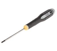 1 pcs - Bahco Slotted Screwdriver, 2.5 x 0.4 mm Tip, 75 mm Blade, 197 mm Overall