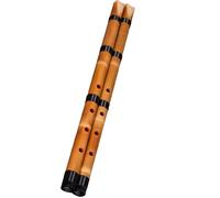 1 Pcs Bamboo Shakuhachi 5 Holes Flute White Bamboo Short Xiao Wood Musical Instrument Beginners bamboo flute (Color : Brown)