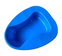1 Pcs Bedpan Anti-Splash Big Blue for Bedbound Patient Home Use Nursing