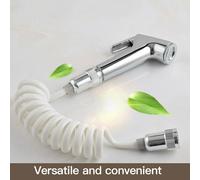 (1 PCS) Bidet Shattaf Douche Spray Chrome Hygienic Toilet Shower Head Hose Set Muslim
