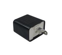 (1 Pcs Black) 12V 2 Pin LED Flasher Frequency Relay Turn Signal Indicator Motorcycle