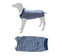 1 Pcs Blue Dog Surgery Recovery Suit - Pajamas for Wound Protection