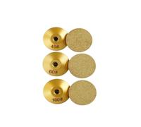 1 PCS Brazed Flat Grinding Head 45# 60# 100# Stone Marble Quartz Ceramic Tile Edge Trimming Polishing Grinding DiscM10 M14 Angle Grinder(3PCS,M14)