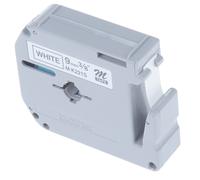 1 pcs - Brother Black on White Label Printer Tape, 4 m Length, 9 mm Width