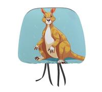 1 PCS Car Headrest Covers 11" X 10.6" Stretchy Polyester Headrest Protector