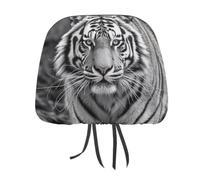 1 PCS Car Headrest Covers 11" X 10.6" Stretchy Polyester Headrest Protector