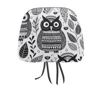 1 PCS Car Headrest Covers 11" X 10.6" Stretchy Polyester Headrest Protector