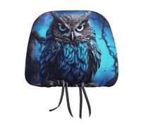 1 PCS Car Headrest Covers 11" X 10.6" Stretchy Polyester Headrest Protector