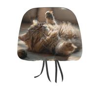 1 PCS Car Headrest Covers Soft Breathable Car Head Rest Cover Protector