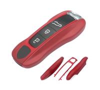 1 Pcs Car Key Shells for Porsche Cayenne 2018-2025 Panamera 2017-2024 911 2019-2023 Taycan 2019-2024, Remote Keyring Bag Keychain Holder Key Fob Cover Case Key Case Key Holder Wallet,D