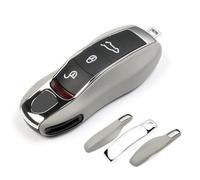 1 Pcs Car Key Shells for Porsche Cayenne Panamera 911 718 Macan Boxster Cayman, Remote Keyring Bag Keychain Holder Key Fob Cover Case Key Case Key Holder Wallet Accessories,E