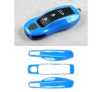 1 Pcs Car Key Shells for Porsche Cayman Panamera 911, Remote Keyring Bag Keychain Holder Key Fob Cover Case Key Case Key Holder Wallet Accessories,J