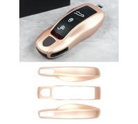 1 Pcs Car Key Shells for Porsche Cayman Panamera 911, Remote Keyring Bag Keychain Holder Key Fob Cover Case Key Case Key Holder Wallet Accessories,C
