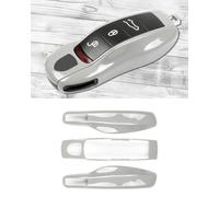 1 Pcs Car Key Shells for Porsche Cayman Panamera 911, Remote Keyring Bag Keychain Holder Key Fob Cover Case Key Case Key Holder Wallet Accessories,E