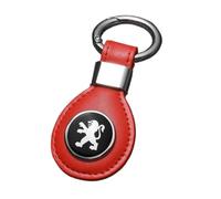 1 Pcs Car Keychain for Peugeot rc sw rcline rc-line 206 307 407 1007 4007, Keychain Key Fob Key Chain Rings Detachable Keyring Car Key Fob Accessories,Orange