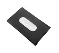 1 Pcs Car Tissue Holder,Hanging Tissue Clip Car Tissue Box Can Hold Napkins,Car Tissue Box Holder for Rear of The Car Driver's Seat Sun Visor(Black)
