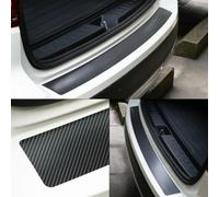 1 Pcs Carbon Fiber Trunk Sill Protector for VW T5 T6 Transporter Multivan Caravelle 2003-2024, Self-Adhesive Durable Car Rear Bumper Guard Body Styling Decoration Accessories for Threshold Protection