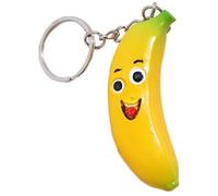 1 pcs Cartoon Banana Keychain Cute Fruit Keychain Pendant Fun Smile Girls Backpack Schoolbag Jewellery Suitable for Banana Themed Party Fruit Lovers Children's Birthday Party