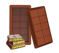 1 Pcs Chocolate Bar Molds Silicone, Large Stuffed Dubai Pistachio Deep Bar Moulds Kit Thick Big Pack of 1, Ideal for Homemade Making Bar Candy Bar Bpa Free DIY silicone mold