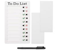 1 PCS Chore Chart for Kids to Do List Whiteboard Memo Boards Daily Schedule with 2 Papers 1 Pen Detachable Slider Schedule Planning Boards for Efficient Task Management