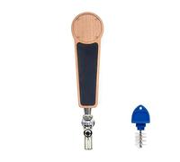 1 PCS Circle Wooden keg tap handle chalkboard, the logo can be replaced, Tall 6.69"