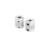 1 Pcs D25L30 aluminum alloy elastic coupling wire wound screw motor encoder inner hole 5mm 6mm 8mm 9mm 10mm 12mm(8x8)