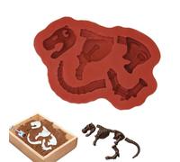 1 Pcs Dinosaur Chocolate Moulds Silicone, Dinosaur Bones Nonstick Food Grade Silicone Moulds, Funny Moulds DIY Baking Tool for Chocolate, Candy, Jelly Gummy Halloween Christmas Party