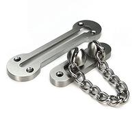 1 PCS Door Chain Lock,Anti-Theft Lock,Window Ventilation Lock,Childproof Window Restrictor,Universal Security Door Chain,Stainless Steel Lock