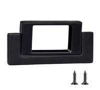 1 Pcs Drawer Handle Pull Hidden, Aluminum Alloy Cupboard Door Handles,Home Decorating for Wardrobe Door,Home Decorating,Furniture Handle with Screws,Flush Ring Handle (Black)