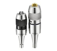 1 pcs Drill Chuck Arbor NT30 NT40 NT50 APU13 APU16 Keyless Integrated(B NT30-APU16 With Wrench)