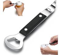 1 Pcs Dual-Ended Wall Mounted Bottle Opener Can Punch Bottle Opener, Manual Stainless Steel Can Opener Ultimate Bar Accessory for Beer Lovers!