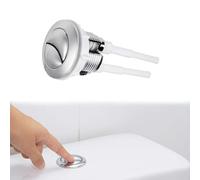 1 Pcs Dual Flush Toilet Push Butto,Toilet Push Button Flush Replacement Top,Toilet Push Button Dual Flush for Replacement Accessories,Bathroom Toilet Repair