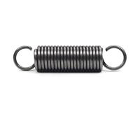 1 Pcs Durable Extension Spring Steel Spring, Dual Hook Tension Spring - 3 x 20 x 170 mm, Wire Diameter 3 mm, OD 20 mm, Free Length 170 mm