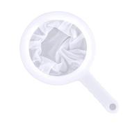 1 Pcs Durable Plastic Filter Sieve with Integrated Hanging Hole, Ideal for Brewing Tea, Straining Soy Milk, Filtering Fresh Juice, Coffee, and Various Culinary Applications.