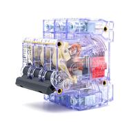 1 Pcs DZ47-63 3P 16-63A Home Miniature Circuit Breaker 400V Din Rail Mountable Short Circuit Overload Dual Protection(50A)