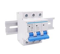1 Pcs DZ47-63 3P 16-63A Three Phase Din Rail Circuit Breaker 380V Motor Protection Heavy Duty Electrical Switch(63A)